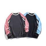 Ilooove Men's Hip Hop Pullovers High Street Casual Sweatshirts Clothing For Men And Women Youth Couple Spring Thin Underwear Spliced