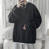 2023 Hoodies Jacquard Sweatshirt Mens White Pullover Streetwear Casual Fashion Clothes Mens Oversized Korean Harajuku T Shirt