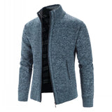 Ilooove New Spring Autumn Knitted Sweater Men Fashion Slim Fit Cardigan Men Causal Sweaters Coats Solid Single Breasted Cardigan men