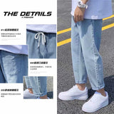 New Loose Men Jeans Male Trousers Simple Design High Quality Cozy All-match Students Daily Casual Straight Denim Pants