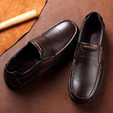 Genuine Leather Shoes Men Loafers Soft Cow Leather Men Casual Shoes New Male Footwear Black Brown Slip-on A2088