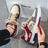 2024 Fashion Designer Shoes Men Casual Platform Sneakes Lace Up Trainers Student Sneakes Mens Vulcanized Shoes Zapatillas Hombre