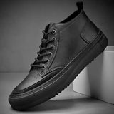 Ilooove Genuine Leather Mens Sneakers Luxury Handmade Casual Shoes Designer High Quality Outdoor Walking Shoes Men Skateboard Shoes