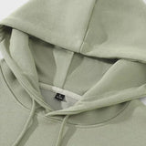 Ilooove HeavyWeight New Autumn Casual Cotton Men's Top Solid Color Loose Hoodies Sweatshirt Long-Sleeve Men's Clothing