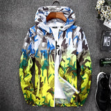 Ilooove - Mens Sun Protection Clothing Camouflage Clear Sun Protection Shirt Short Jacket Mens Casual Beach Sun Protection Clothing UV Pro