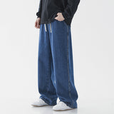 2023 New Baggy Jeans Men&#39;s Streetwear Harajuku Fashion Casual Wide-leg Trousers Japanese Simple Male Jeans Denim Pants