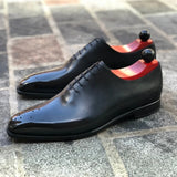 Ilooove New Red Sole Brogue Shoes Men Black Business Mens Formal Shoes Lace-up Round Toe Spring/Autumn