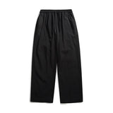 Straight Leg Pants Casual Men's Solid Color Elastic Waist Large Size Man Y2k Trousers Korean Style Male Slim Fit