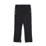 Front Zipper Pockets Black Casual Mens Trousers Oversized Straight Solid Vibe Style Streetwear Track Pants