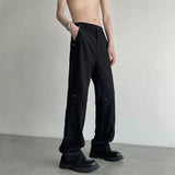American High Street Slim Suit Pants Summer Men Spring Summer New Casual Pants Tide Brand Design Neutral Trouser LGBT Streetwear