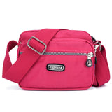 2023 Fashion Women Shoulder Messenger Bag Nylon Oxford Lightweight Waterproof Zipper Package Large Capacity Travel Crossbody Bag