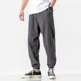 Streetwear Spring Summer Casual Men's Pants Solid Color Cotton Slim Fit Joggers Harajuku Ankle Length Trousers For Men