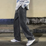 2023 New Korean Fashion Loose Jeans Men Classic Straight Baggy Straight Wide Leg Trousers Street Hip Hop Pants Couple Denim 3XL