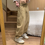 Oversized Women's Y2K Clohtes Japanese Clothing Retro Casual Cargo Pants Men Summer Straight Trousers Baggy Casual Joggers Pants