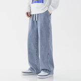 2023 New Baggy Jeans Men&#39;s Streetwear Harajuku Fashion Casual Wide-leg Trousers Japanese Simple Male Jeans Denim Pants