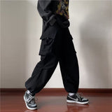 Streetwear 2023 Spring Autumn Fashion Black Casual Pants Men Harem Harajuku Joggers Men