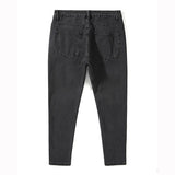 European and American Men Stretch Small Foot Jeans Skinny Black Men's Jeans New Spring Autumn Slim Fashion Leisure Fitness Pants