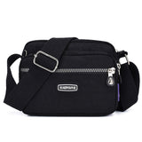 2023 Fashion Women Shoulder Messenger Bag Nylon Oxford Lightweight Waterproof Zipper Package Large Capacity Travel Crossbody Bag