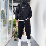 2023 Autumn Winter Tracksuit Two Piece Sets Hip Hop Men Pant Sports Wear Fashion Clothing Solid Color Sweatsuit Jogging Suit