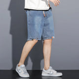 Men’s Summer Fashion Outfits New Men's jeans Denim Shorts Summer Thin Shorts Fashion Relaxed Casual pants Fashion 5 Crops y2k ropa hombre cargo shorts men