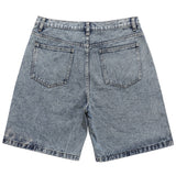 Ilooove Streetwear Harajuku Denim Shorts New Men Patchwork Oversized Hip Hop Blue Jeans Shorts Summer Casual Loose Shorts