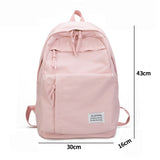 Large Girls School Bags for Teenagers Backpacks Nylon Waterproof Teen Student Book Bag Big College Leisure Schoobag Blue 2022