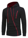 Autumn And Winter New Men's Zipper Sweater Sports Casual Hooded Long-sleeved Cardigan Jacket