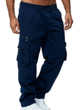 Men's Cargo Pants Outdoor Hiking Multi-Pocket Utility Long Trousers, Casual Style, For All Seasons