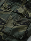 Relaxed Fit Men's Camo Cargo Work Pants - Multiple Pockets, Durable Fabric, Comfortable Design, Ideal for Outdoor Activities - Casual Styling for Everyday Wear