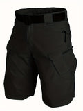 Premium Urban Explorer Shorts - Durable, Water-Resistant Cargo Pants with Multiple Pockets for Hiking, Camping, and Outdoor Adventures - No Belt Required, Comfortable Fit