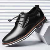 Ilooove Men New Fashion High Quality Oxford Shoes Business Spring Autumn Breathable with holes Men's Formal business trend Shoes89h