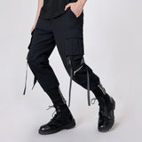 Ilooove - Techwear Slim Streamer Cargo Pants