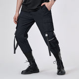 Ilooove - Techwear Slim Streamer Cargo Pants