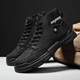 New men's winter shoes Casual ankle boots Stylish men's comfortable work boots lace-up Martin boot