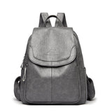 Women Large Capacity Backpack Purses High Quality Leather Female Vintage Bag School Bags Travel Bagpack Ladies Bookbag Rucksack