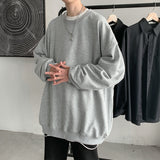 2023 Hoodies Sweatshirt Mens Black White Hip Hop Punk Pullover Streetwear Casual Fashion Clothes Mens Oversized Korean Harajuku