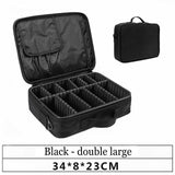 Waterproof Make Up Bag Beautician Toiletry Makeup Case Female Portable Travel Cosmetic Case For Brushes Cosmetic Bag With Mirror