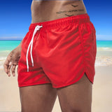 Summer Men's Swimwear Shorts Brand Beachwear Sexy Swim Trunks Men Swimsuit Low Waist Breathable Beach Wear Surf