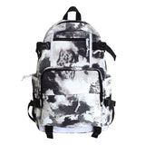 Harajuku Girl Male School Bag Female Graffiti Print Men Backpack Women Book Boy Bag Nylon Ladies Fashion Laptop Backpack Student