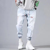 2023 New Streetwear Hip Hop Cargo Pants Men's jeans Cargo Pants Elastic Harun pants Joggers Pants In Autumn and Spring Men Cloth