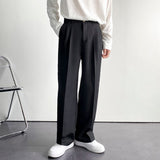 Men's Y2K Chinos White Black Streetwear Formal Clothes Suit Pants Wide Leg Trousers Tailoring Pants for Women Man Korean Style