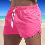 Summer Men's Swimwear Shorts Brand Beachwear Sexy Swim Trunks Men Swimsuit Low Waist Breathable Beach Wear Surf