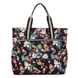 High-quality Retro Nylon Fabric Handbag Floral Casual Shoulder Bag Wear-resistant Waterproof Large-capacity Shopping Handbag