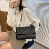 New Casual Chain Crossbody Bags For Women Fashion Simple Shoulder Bag Ladies Designer Handbags PU Leather Messenger Bags