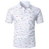 Men Polo Shirt Men Short Sleeve Polo Shirt Digital Printing Abstract PatternPolo Shirt New Arrivals   Leisure Fashion Top