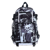 Harajuku Girl Male School Bag Female Graffiti Print Men Backpack Women Book Boy Bag Nylon Ladies Fashion Laptop Backpack Student