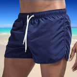 Summer Men's Swimwear Shorts Brand Beachwear Sexy Swim Trunks Men Swimsuit Low Waist Breathable Beach Wear Surf