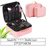 Waterproof Make Up Bag Beautician Toiletry Makeup Case Female Portable Travel Cosmetic Case For Brushes Cosmetic Bag With Mirror