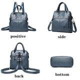 Elegant Bags For Women Vintage Women Backpacks High Quality Female Back Pack Ladies Shoulder Bag Ladies Leather Travel Backpack