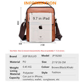 Luxury Brand Men Crossbody Messenger Bags Business Casual Handbag Male Spliter Leather Shoulder Bag Large Capacity